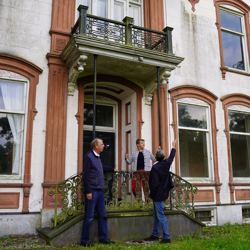 Bouwbord onthulling