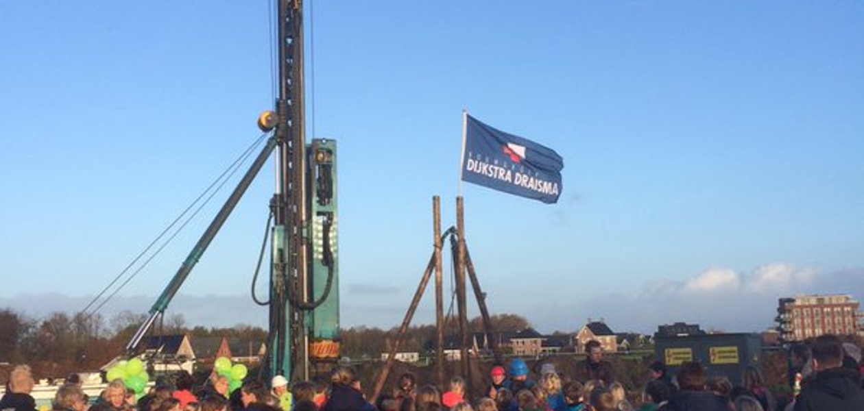 Eerste Paal Brede School Loevestein in Gorredijk