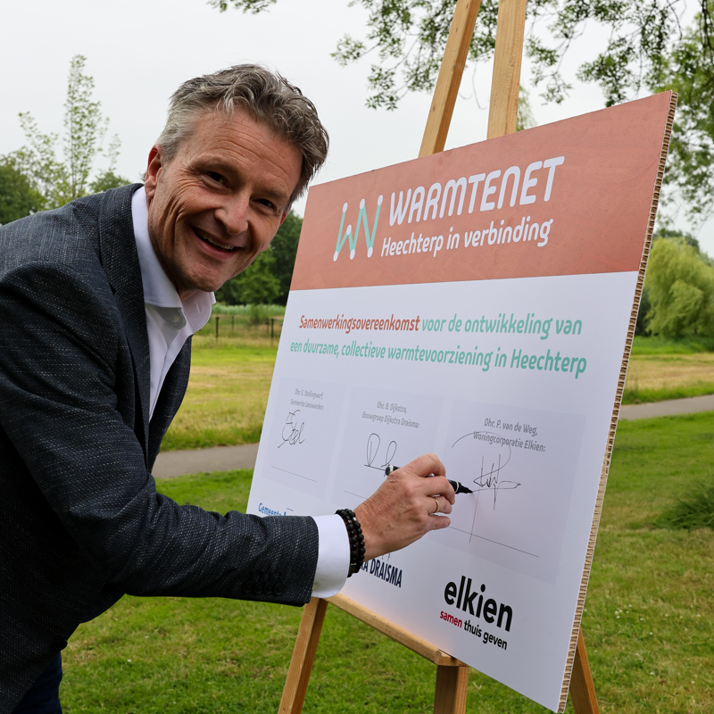 Warmtebedrijf ondertekening