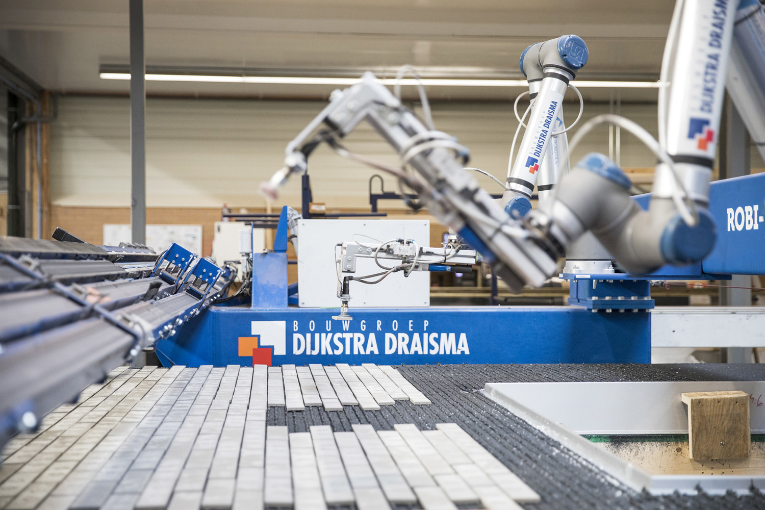 Gerobotiseerde productielocatie duurzame gevels