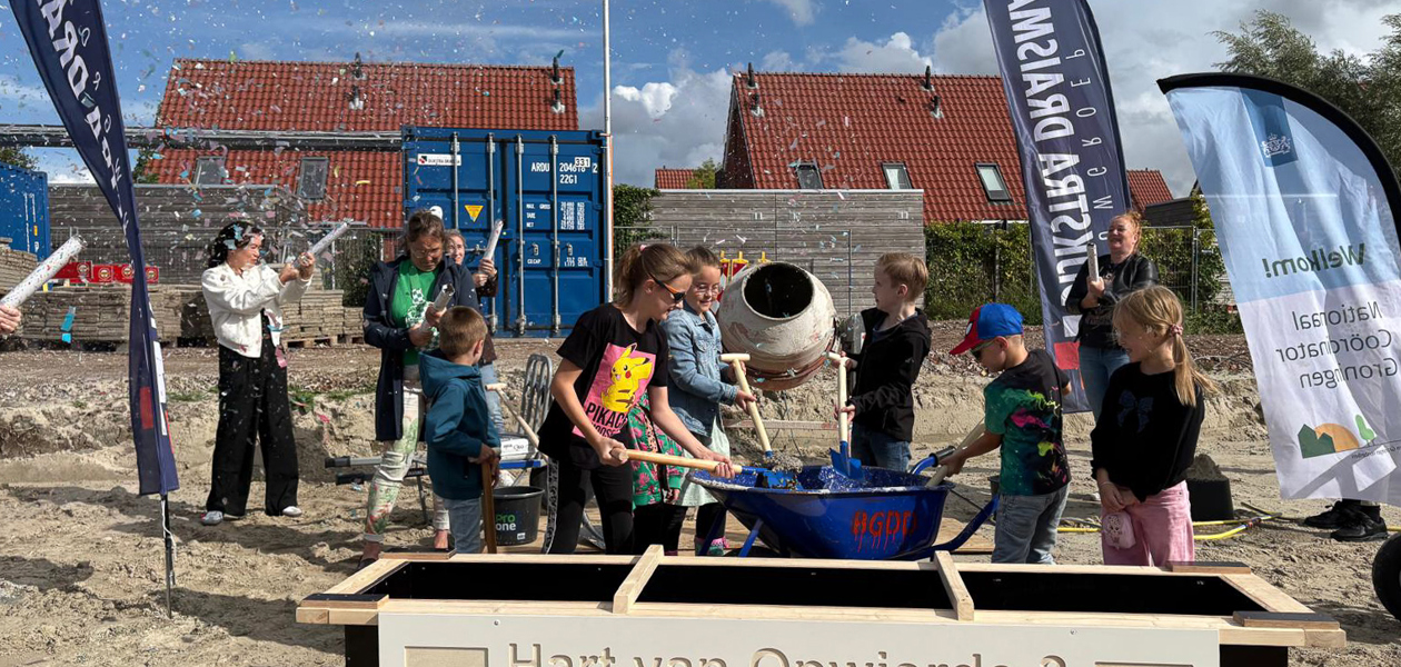 Feestelijke start nieuwbouw 60 woningen Hart van Opwierde in Appingedam