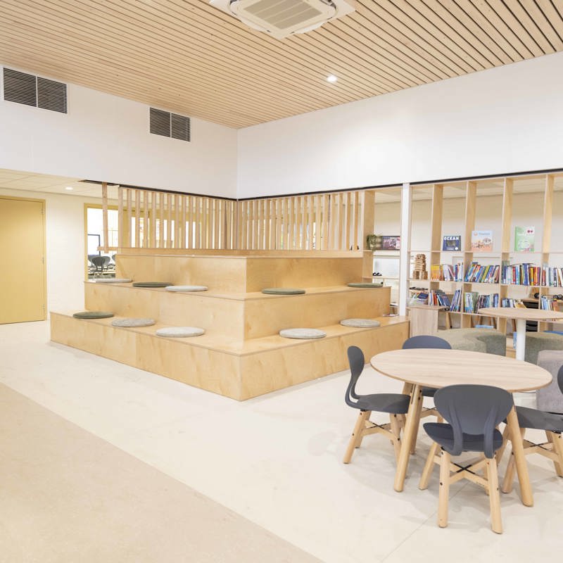 Ver- en nieuwbouw kindcentrum Het Kompas, Heerenveen