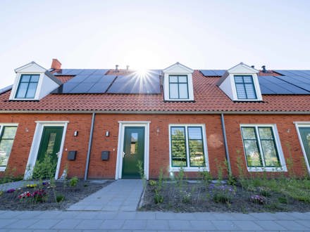 Nieuwbouw 10 'reade hûskes', Stiens