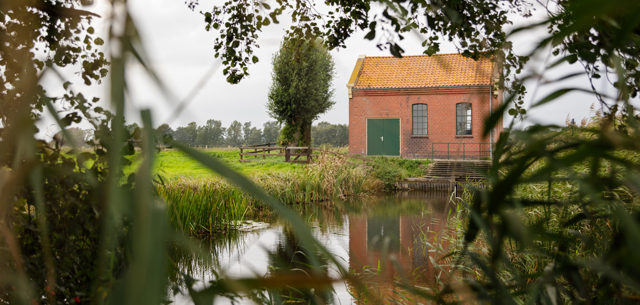 Gemaal Sweagermieden volledig gerestaureerd en heropend als informatielocatie voor lisdoddeteelt