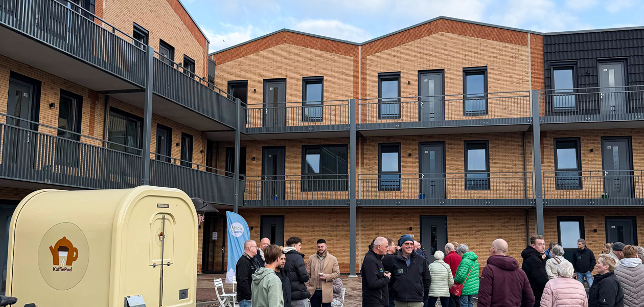 Wold & Waard en Bouwgroep Dijkstra Draisma starten bouw appartementencomplex aan de Van Panhuyslaan in Leek