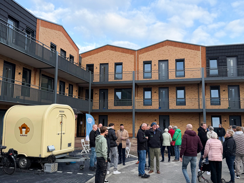 Startmoment van panhuyslaan leek