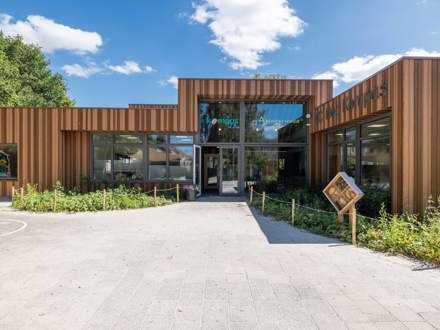 Ver- en nieuwbouw kindcentrum Het Kompas, Heerenveen