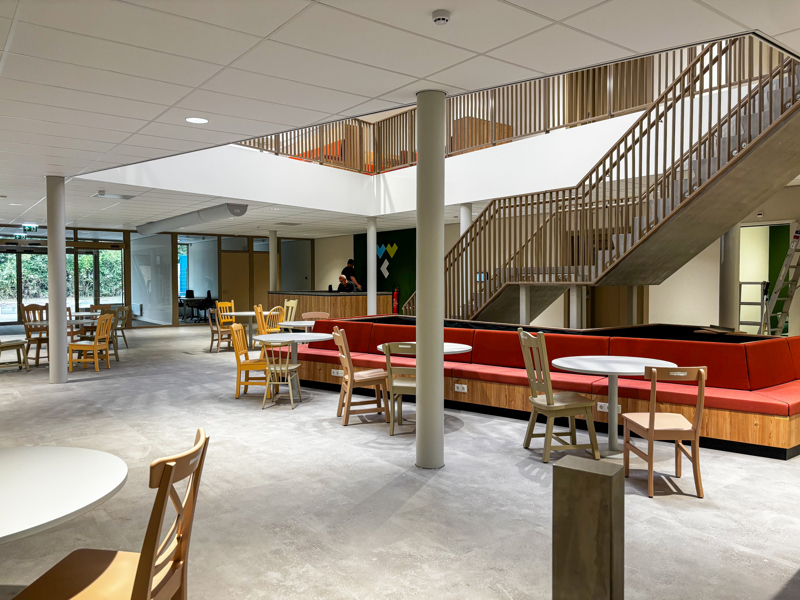 Centrale hal hoofdgebouw - impressie: TWA Architecten