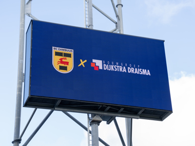Trotse hoofdsponsor tot 2028 van SC Cambuur