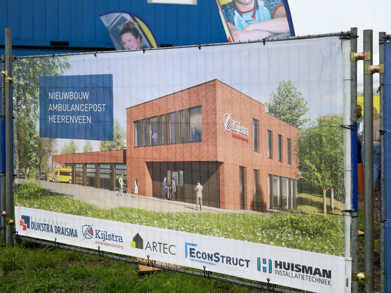 Bouwhekdoek Heerenveen
